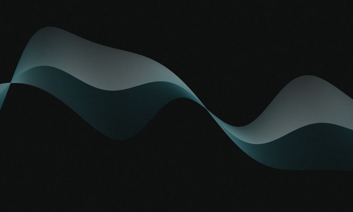 Flowing abstract ribbon from the Grostage company profile